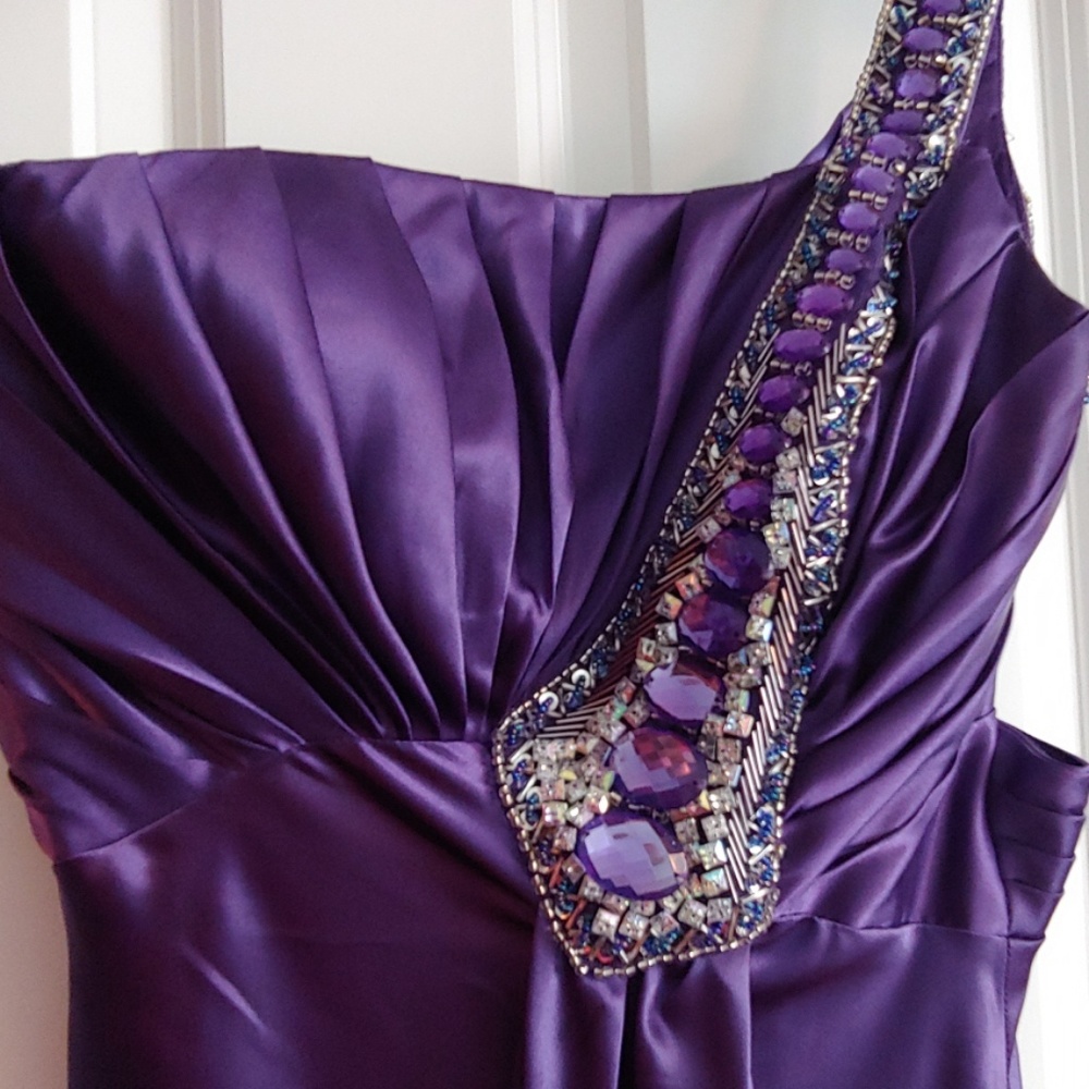 Purple Prom Dress Size 4